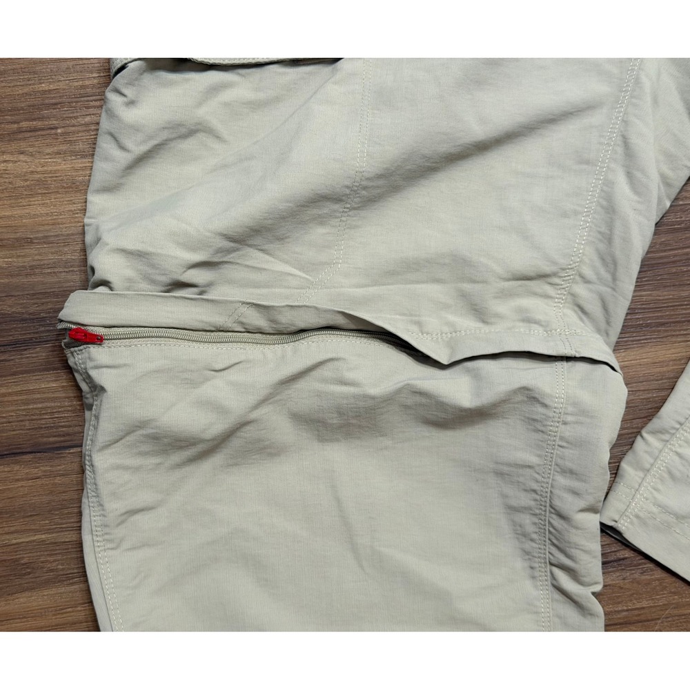 The North Face Paramount Convertible Cargo Pants Tan Hiking Zip Off Sz 2XL - Picture 13 of 14